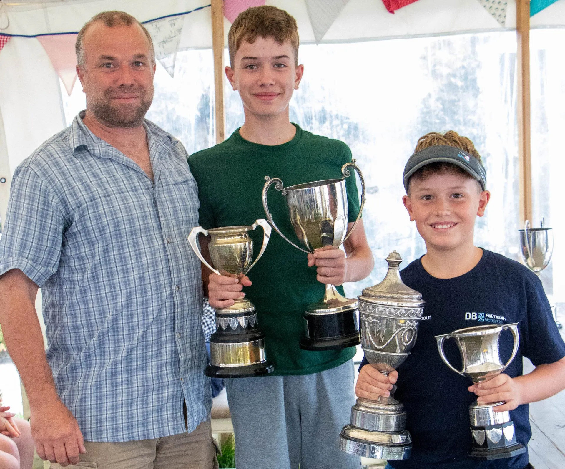 Champions Andrew, Stanley And Max Hewitt Yachting World Dayboat Week At Falmouth